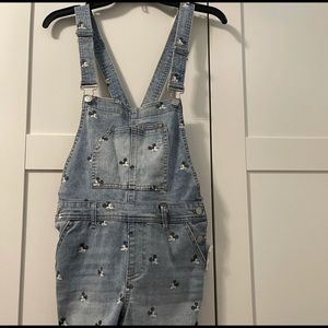 Disney Mickey Mouse Overall Shorts